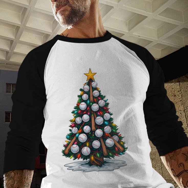 Baseball Christmas Tree Men Boys Youth Santa Sports Baseball Raglan Shirt Baseball Christmas Tree Men Boys Youth Santa Sports Baseball Raglan Shirt