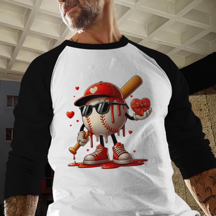 Baseball Drip Ice Cream Apparel Youth Boy Valentine Baseball Raglan Shirt Baseball Drip Ice Cream Apparel Youth Boy Valentine Baseball Raglan Shirt