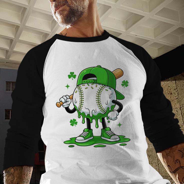 Baseball Drip Icecream Apparel Youth Boy St Patrick's Day Baseball Raglan Shirt Baseball Drip Icecream Apparel Youth Boy St Patrick's Day Baseball Raglan Shirt
