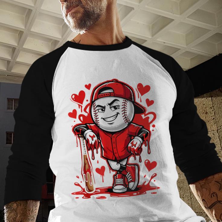 Baseball Drip Icecream Heart Red Valentine Day Boys Kids Baseball Raglan Shirt Baseball Drip Icecream Heart Red Valentine Day Boys Kids Baseball Raglan Shirt