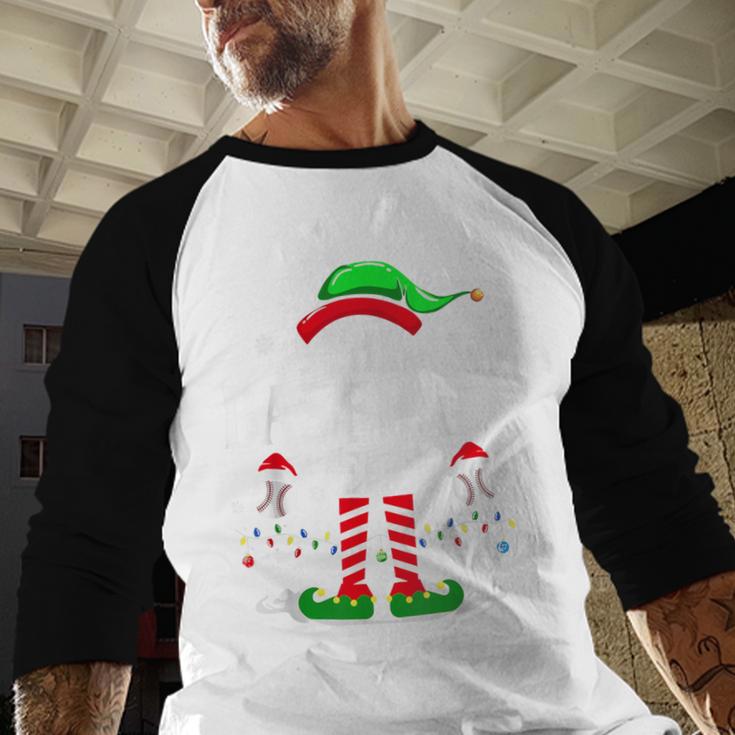 The Baseball Elf Christmas Sport Lovers Xmas Elf Baseball Raglan Shirt The Baseball Elf Christmas Sport Lovers Xmas Elf Baseball Raglan Shirt