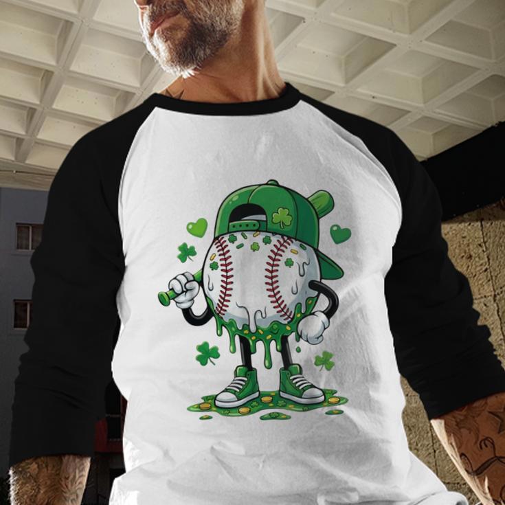 Baseball Icecream Apparel Youth Boy St Patrick's Day Baseball Raglan Shirt