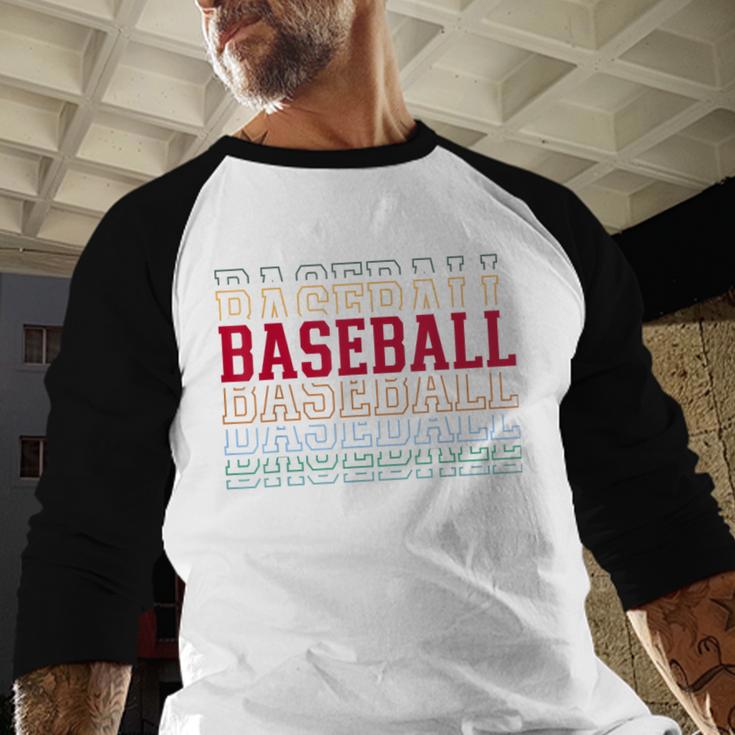 Baseball Layered Text Team Player Coach Youth Baseball Raglan Shirt Baseball Layered Text Team Player Coach Youth Baseball Raglan Shirt