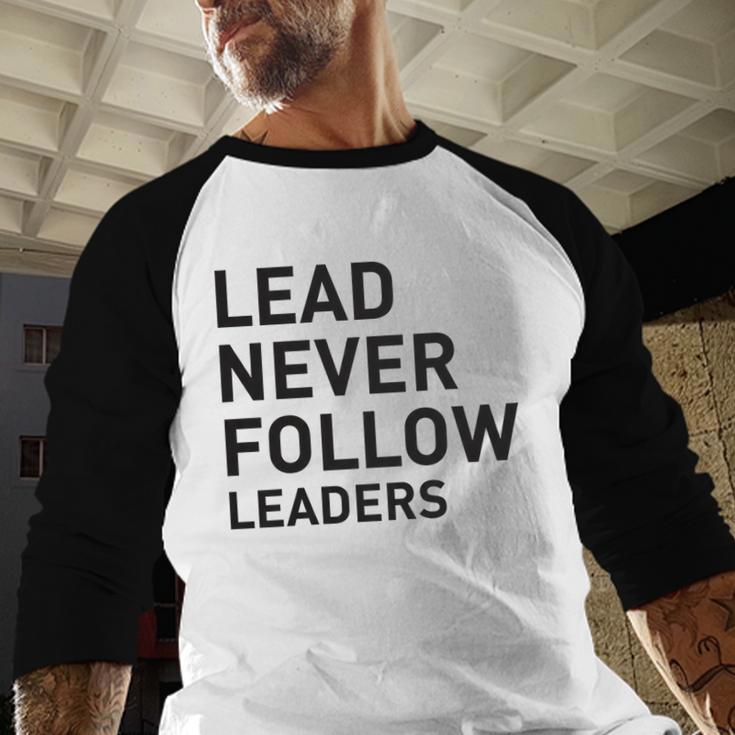 Baseball Lead Never Follow Leaders Team Captain Leadership Premium Tri-Blend Baseball Raglan Shirt Baseball Lead Never Follow Leaders Team Captain Leadership Premium Tri-Blend Baseball Raglan Shirt
