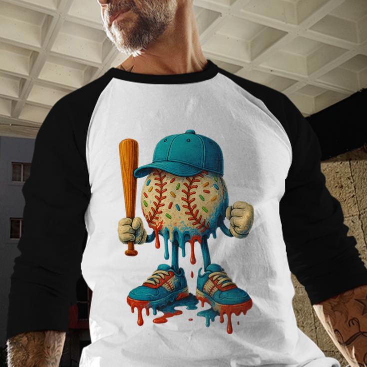 Baseball Lifestyle Youth Baseball Drip Icecream Baseball Raglan Shirt Baseball Lifestyle Youth Baseball Drip Icecream Baseball Raglan Shirt