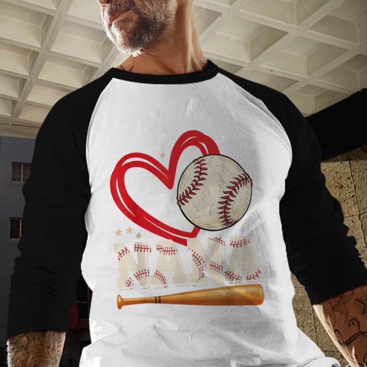 Baseball Nana Baseball Heart Family Matching Baseball Raglan Shirt Baseball Nana Baseball Heart Family Matching Baseball Raglan Shirt