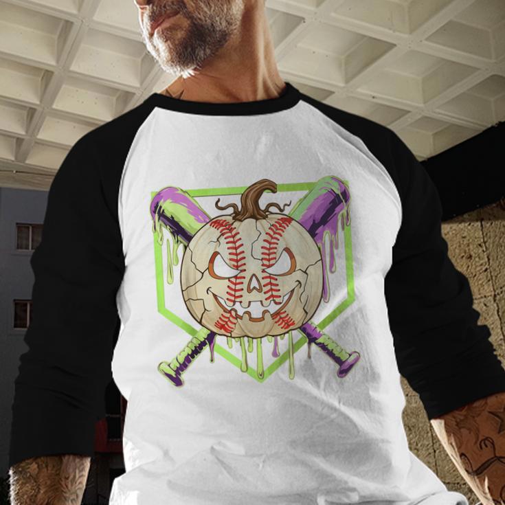 Baseball Pumpkin Halloween Baseball Drip Spooky Halloween Baseball Raglan Shirt Baseball Pumpkin Halloween Baseball Drip Spooky Halloween Baseball Raglan Shirt