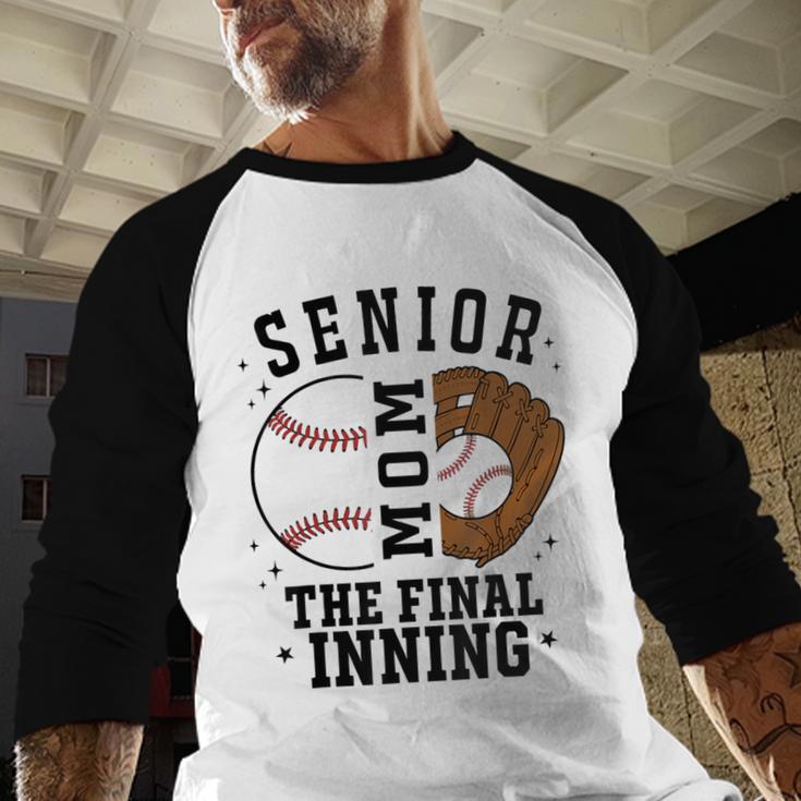 Baseball Senior Mom 2026 The Final Inning Baseball Raglan Shirt