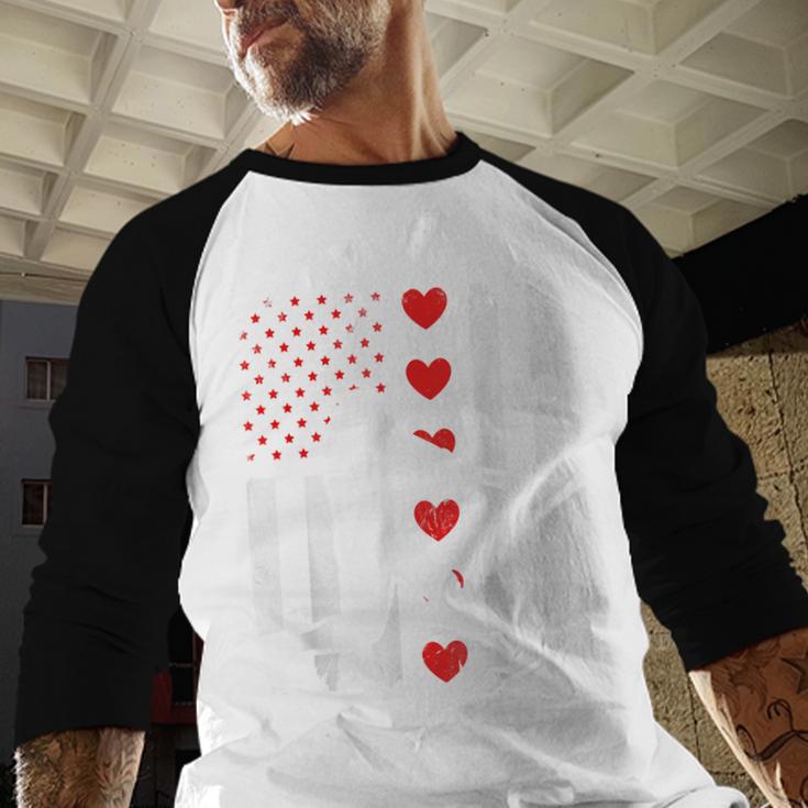 Baseball Silhouette Heart USA Flag Hearts American Boys Kids Baseball Raglan Shirt Baseball Silhouette Heart USA Flag Hearts American Boys Kids Baseball Raglan Shirt