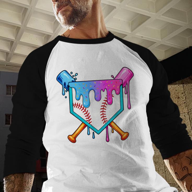 Baseball Sport Respect The Drip Boys Baseball Baseball Raglan Shirt