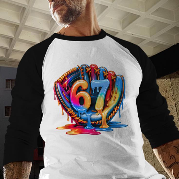 Baseball Stuff Six Seven 67 Ice Cream Drip 6 7 Baseball Kids Baseball Raglan Shirt Baseball Stuff Six Seven 67 Ice Cream Drip 6 7 Baseball Kids Baseball Raglan Shirt