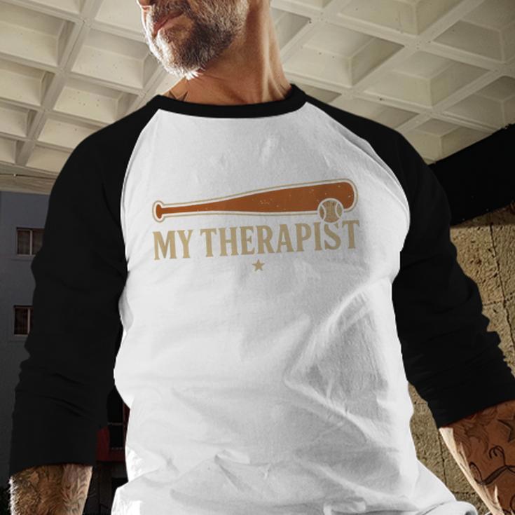 Baseball Tee My Therapist Bat Men Women Kids Baseball Raglan Shirt Baseball Tee My Therapist Bat Men Women Kids Baseball Raglan Shirt