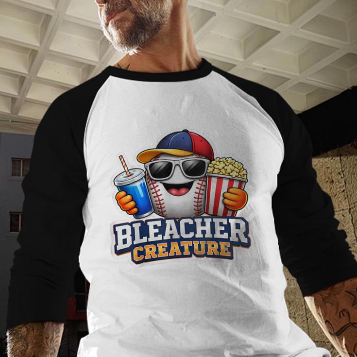 Bleacher Creature Baseball Fan Supporter Game Day Ball Baseball Raglan Shirt Bleacher Creature Baseball Fan Supporter Game Day Ball Baseball Raglan Shirt