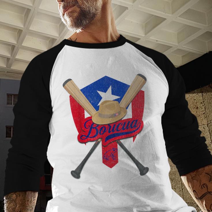 Boricua Puerto Rico Baseball Coqui Frog Pava Hat Fan Baseball Raglan Shirt Boricua Puerto Rico Baseball Coqui Frog Pava Hat Fan Baseball Raglan Shirt