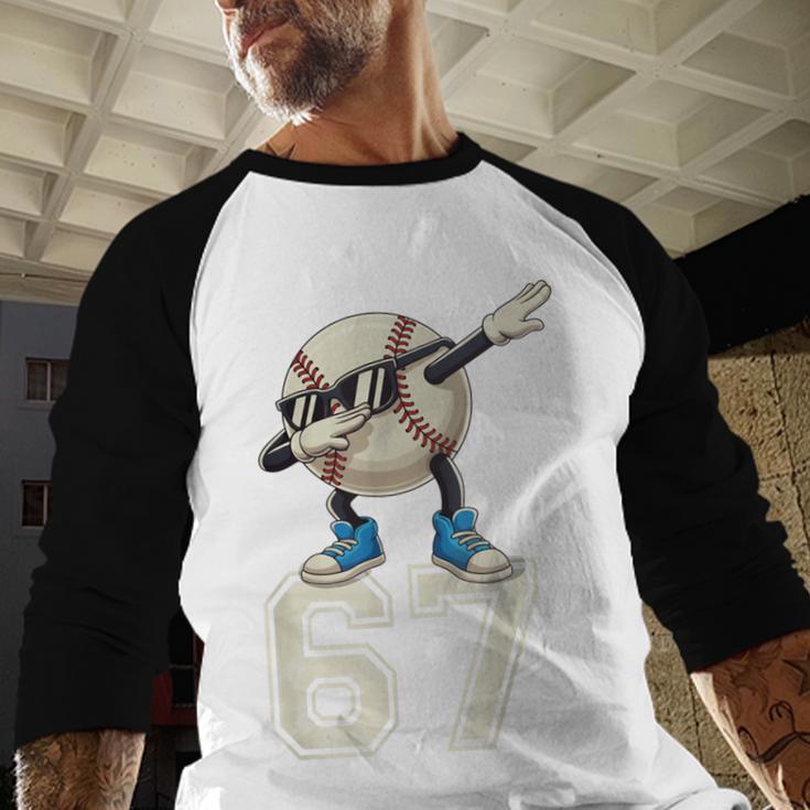 Boys Kids 67 Six Seven Sunglasses Dabbing Baseball Lover Baseball Raglan Shirt Boys Kids 67 Six Seven Sunglasses Dabbing Baseball Lover Baseball Raglan Shirt