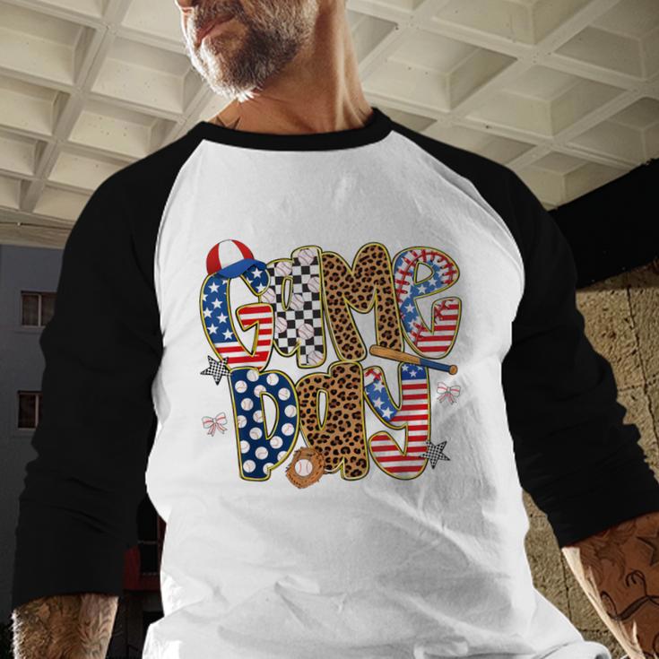Checkered Leopard Game Day Baseball Men Women Kids Baseball Raglan Shirt Checkered Leopard Game Day Baseball Men Women Kids Baseball Raglan Shirt