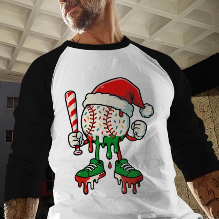 Christmas Baseball Drip For Boys Ice Cream Drip Baseball Baseball Raglan Shirt Christmas Baseball Drip For Boys Ice Cream Drip Baseball Baseball Raglan Shirt