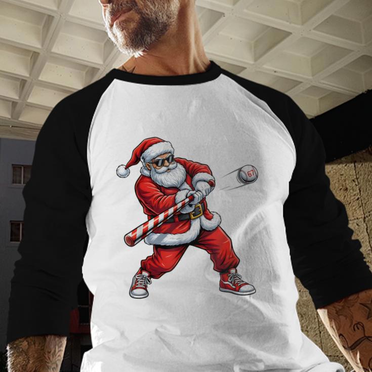 Christmas Baseball Player Santa Xmas Boys Men Toddler Baseball Raglan Shirt Christmas Baseball Player Santa Xmas Boys Men Toddler Baseball Raglan Shirt