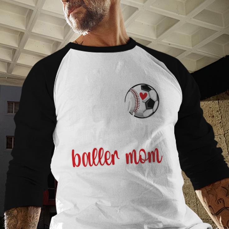 Crazy Proud Soccer Baseball Player Mom Ball Mother Baseball Raglan Shirt Crazy Proud Soccer Baseball Player Mom Ball Mother Baseball Raglan Shirt