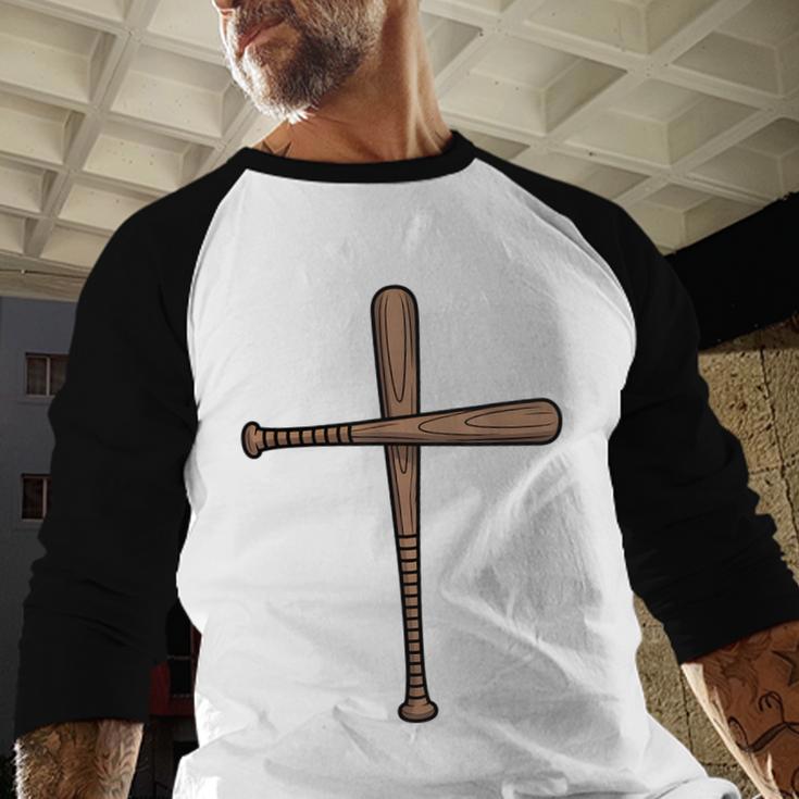 Cross Baseball Bats Christian Faith Sports Coach Pitcher Baseball Raglan Shirt Cross Baseball Bats Christian Faith Sports Coach Pitcher Baseball Raglan Shirt