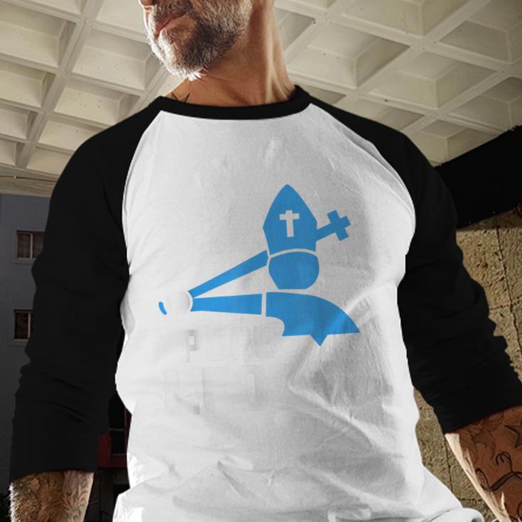 Da Pope Leo XIV Baseball Baseball Raglan Shirt Da Pope Leo XIV Baseball Baseball Raglan Shirt