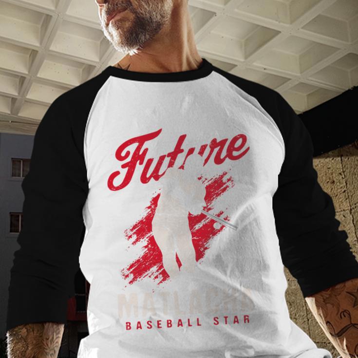 Future Matlacha Baseball Star Baseball Player Sports Theme Premium Tri-Blend Baseball Raglan Shirt