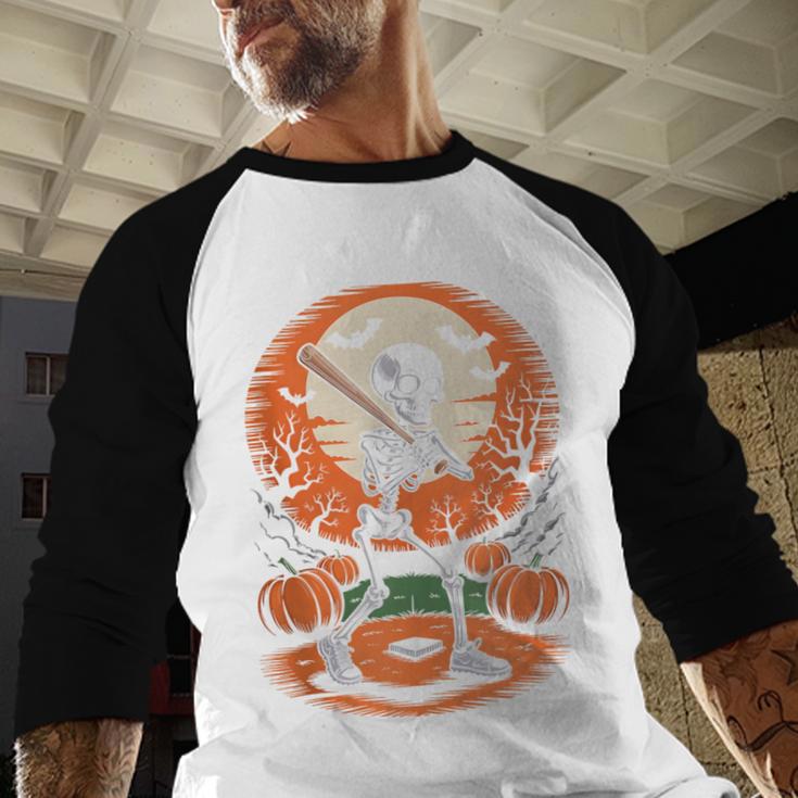 Halloween Skeleton Baseball Player Costume Men Boys Kids Baseball Raglan Shirt Halloween Skeleton Baseball Player Costume Men Boys Kids Baseball Raglan Shirt