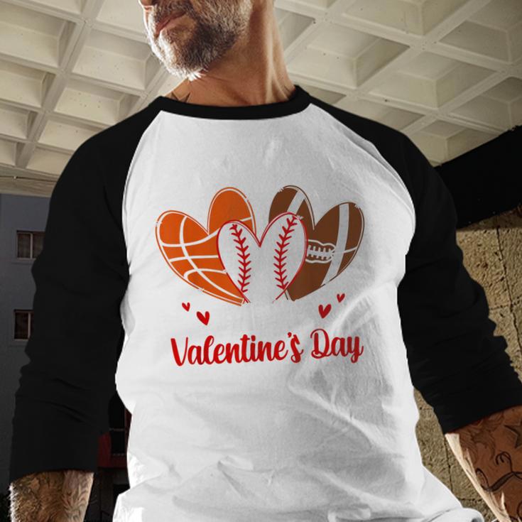 Happy Valentines Day Shirt Boys Basketball Baseball Football Baseball Raglan Shirt