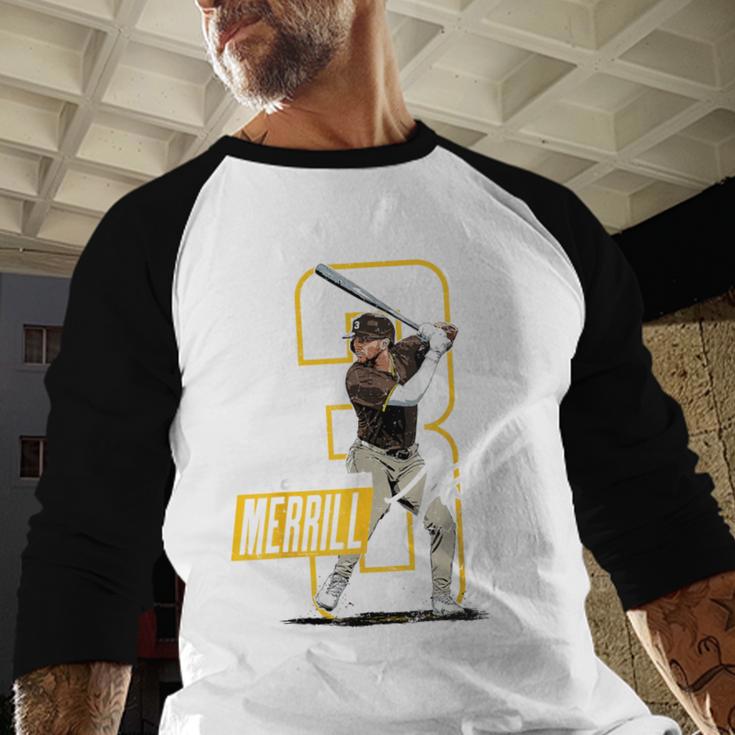 Jackson Merrill San Diego MLB Baseball Player MLBJME202M Baseball Raglan Shirt Jackson Merrill San Diego MLB Baseball Player MLBJME202M Baseball Raglan Shirt