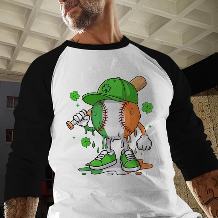 Kids Boys St Patricks Day Irish Flag Kids Baseball Ice Cream Drip Baseball Raglan Shirt Kids Boys St Patricks Day Irish Flag Kids Baseball Ice Cream Drip Baseball Raglan Shirt