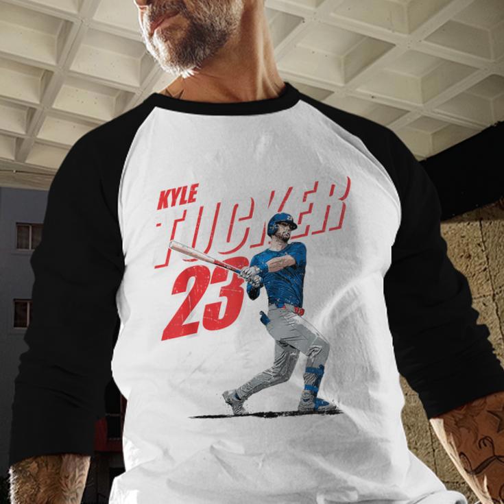 Kyle Tucker Los Angeles D Baseball Players MLBKYT204M Baseball Raglan Shirt