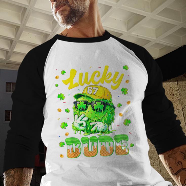 Lucky Dude Drip Baseball Shamrock St Patrick Men Boy Youth Baseball Raglan Shirt Lucky Dude Drip Baseball Shamrock St Patrick Men Boy Youth Baseball Raglan Shirt