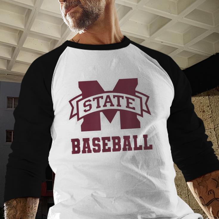 Mississippi State Baseball Bulldogs NCAA MS16 Baseball Raglan Shirt