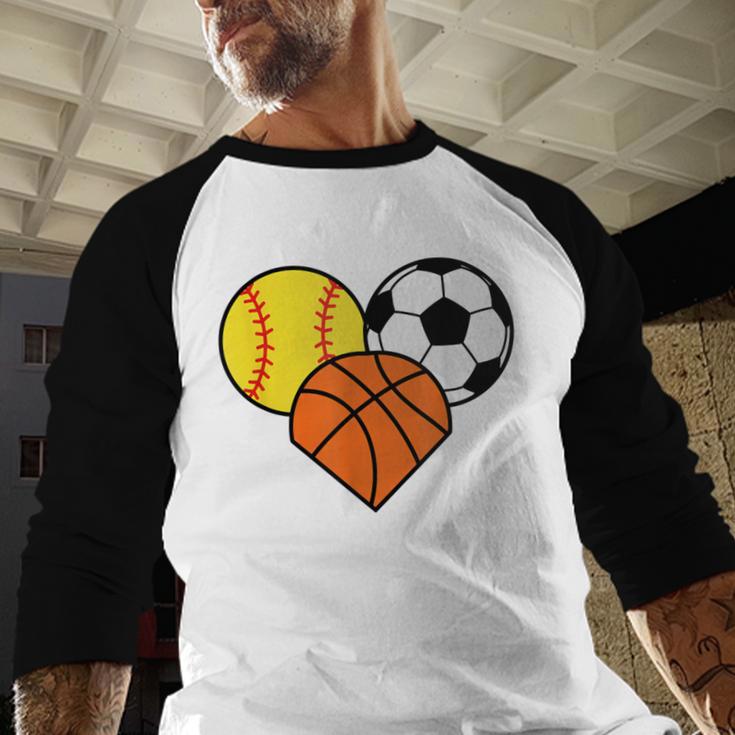 Mom Sports Heart Soccer Basketball Baseball Softball Baseball Raglan Shirt Mom Sports Heart Soccer Basketball Baseball Softball Baseball Raglan Shirt