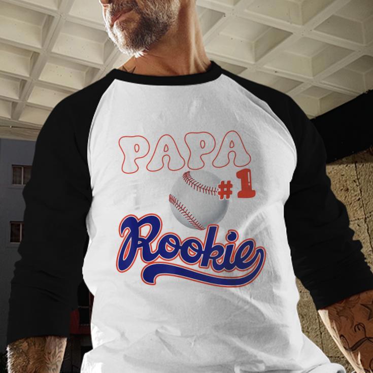 Papa Rookie Of Year 1st Birthday Baseball Theme Matching Baseball Raglan Shirt Papa Rookie Of Year 1st Birthday Baseball Theme Matching Baseball Raglan Shirt