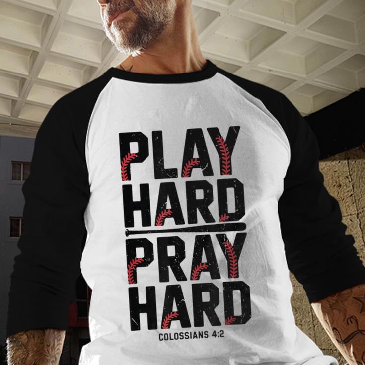 Play Hard Pray Hard Youth Boy Christian Baseball Jesus Baseball Raglan Shirt Play Hard Pray Hard Youth Boy Christian Baseball Jesus Baseball Raglan Shirt