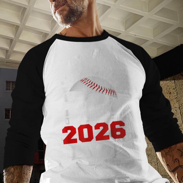 Proud Mom Of A 2026 Senior Baseball Graduation 2026 Baseball Raglan Shirt