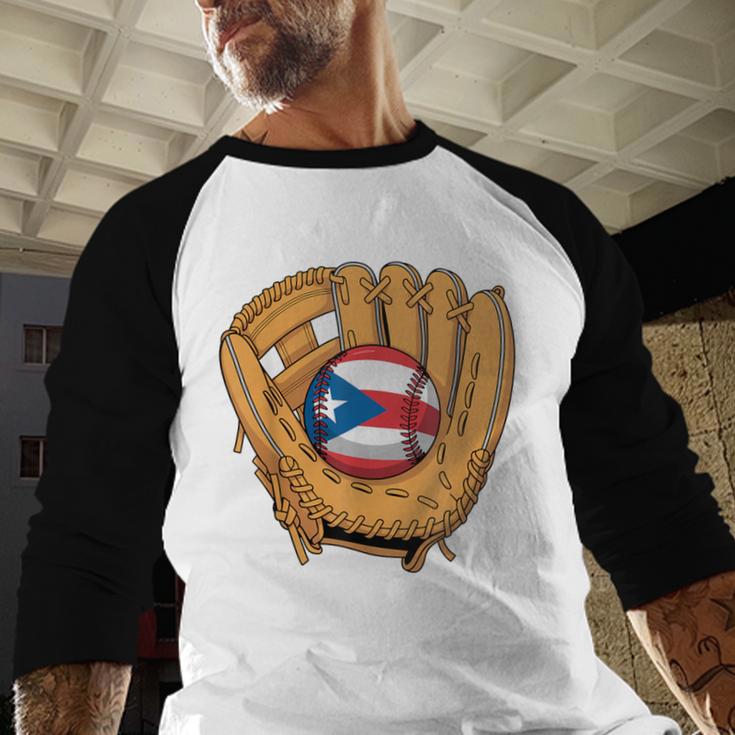 Puerto Rican Flag Baseball Player Boricua Pride Beisbol PR Baseball Raglan Shirt Puerto Rican Flag Baseball Player Boricua Pride Beisbol PR Baseball Raglan Shirt