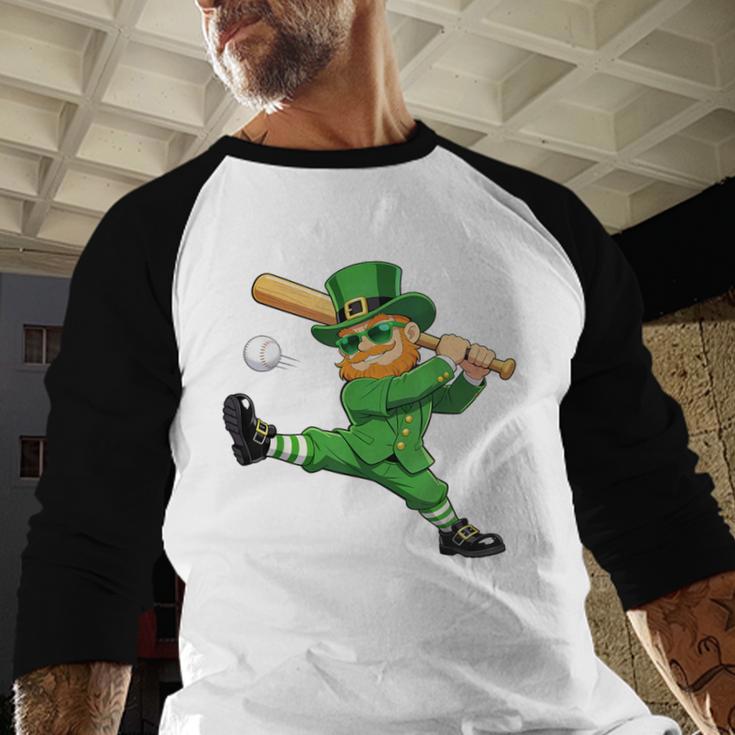 Retro Leprechaun Baseball St Patricks Day Sport Men Boy Kids Baseball Raglan Shirt Retro Leprechaun Baseball St Patricks Day Sport Men Boy Kids Baseball Raglan Shirt