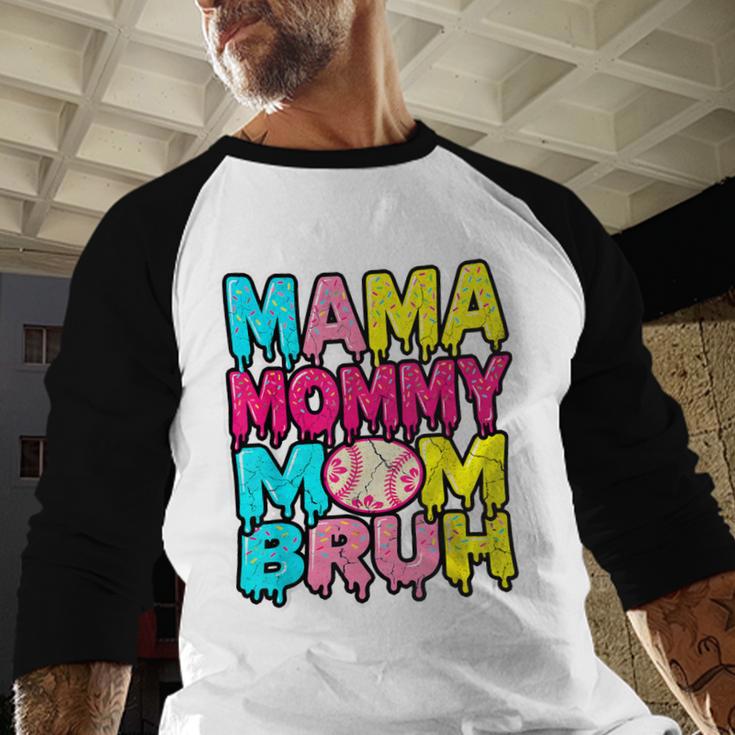 Retro Mama Mommy Mom Bruh Baseball Women Girls Baseball Raglan Shirt Retro Mama Mommy Mom Bruh Baseball Women Girls Baseball Raglan Shirt