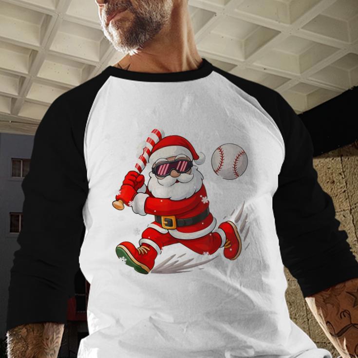 Santa Baseball Christmas Pajamas Xmas Men Boy Toddlers Baseball Raglan Shirt Santa Baseball Christmas Pajamas Xmas Men Boy Toddlers Baseball Raglan Shirt