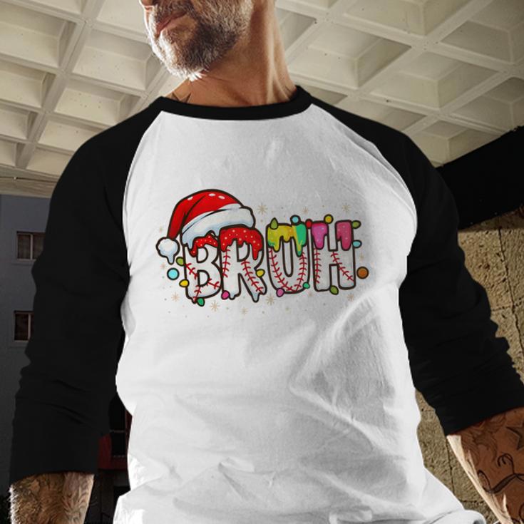 Santa Bruh Baseball Christmas Xmas Meme Pajamas Family Baseball Raglan Shirt Santa Bruh Baseball Christmas Xmas Meme Pajamas Family Baseball Raglan Shirt