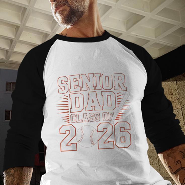 Senior Dad Class Of 2026 Graduate Baseball 2026 Graduation Baseball Raglan Shirt