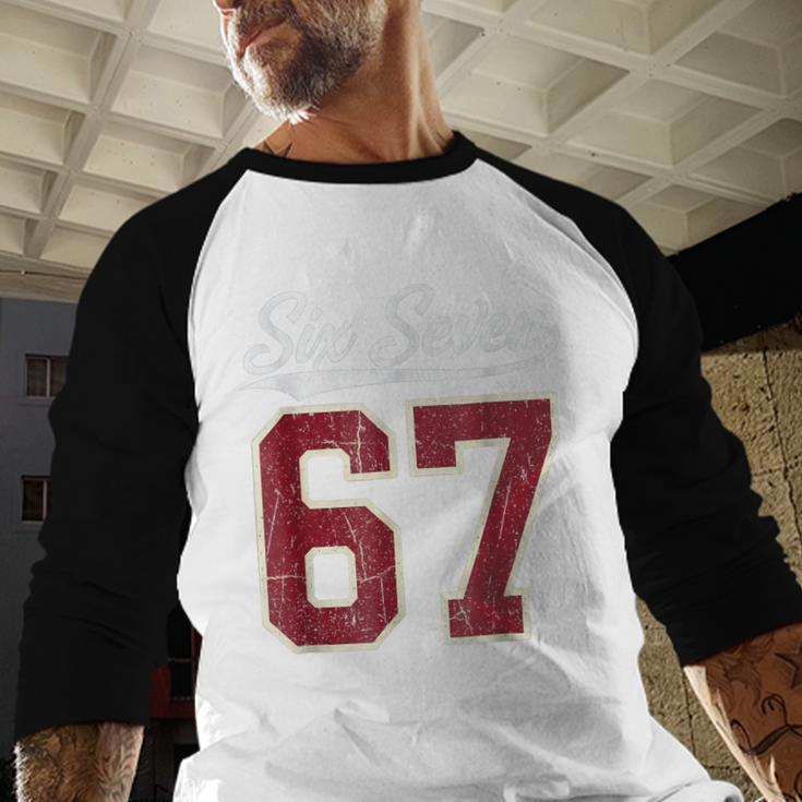 Six Seven Meme Boys Girls Kids 67 Baseball Jersey Baseball Raglan Shirt Six Seven Meme Boys Girls Kids 67 Baseball Jersey Baseball Raglan Shirt