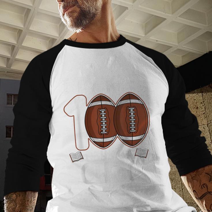 I Tackled 100 Days Of School Baseball Player Kids Teacher Baseball Raglan Shirt I Tackled 100 Days Of School Baseball Player Kids Teacher Baseball Raglan Shirt