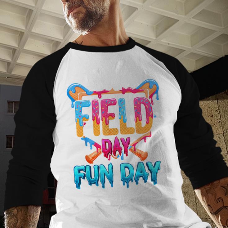 Teacher Kids Field Day 2026 Baseball Field Day Fun Day Baseball Raglan Shirt