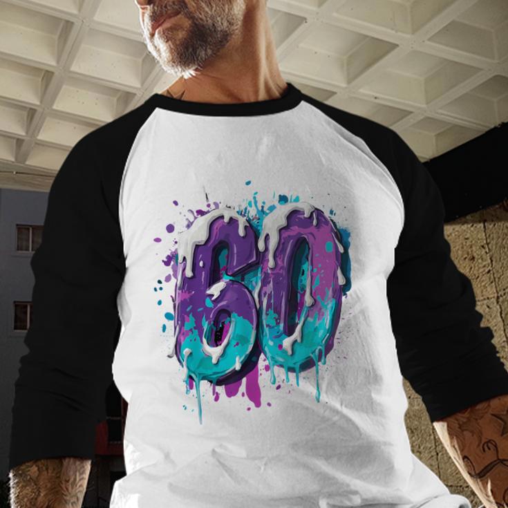Vintage Baseball 60 Number Baseball Raglan Shirt