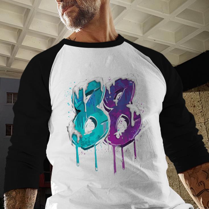 Vintage Baseball 88 Number Baseball Raglan Shirt Vintage Baseball 88 Number Baseball Raglan Shirt