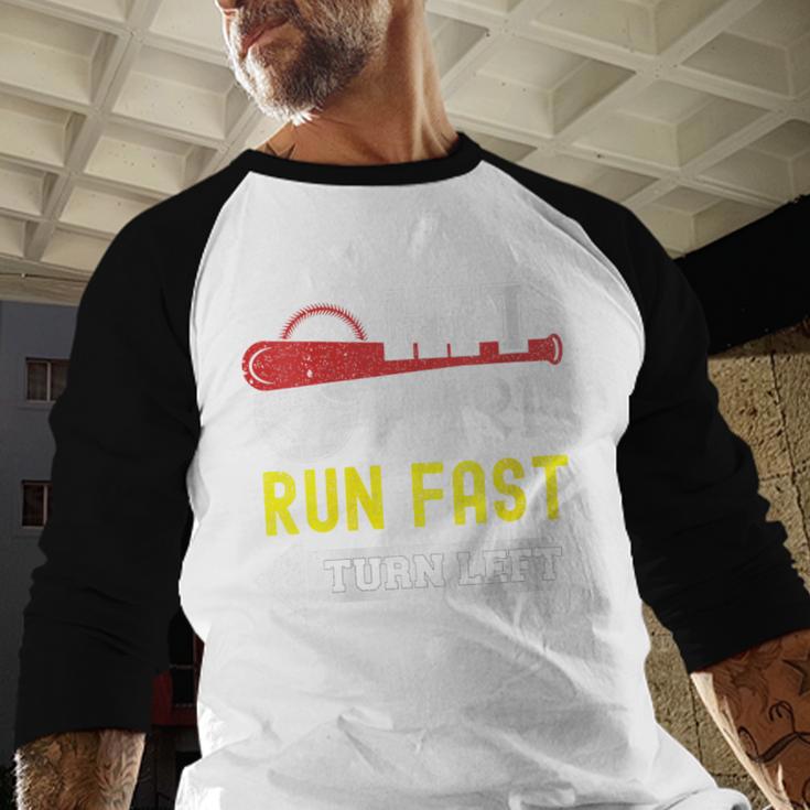 Women's Hit Hard Run Fast Turn Left Baseball Quote Fan Coach Baseball Raglan Shirt Women's Hit Hard Run Fast Turn Left Baseball Quote Fan Coach Baseball Raglan Shirt