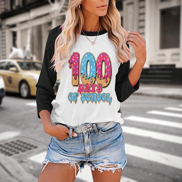 100 Days Of School Baseball Drip 100th Day Of School Baseball Raglan Shirt 100 Days Of School Baseball Drip 100th Day Of School Baseball Raglan Shirt